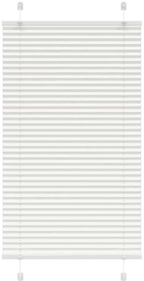 Πλισέ περσίδα Λευκό 75x150 cm Πλάτος υφάσματος 74,4 cm Λευκό 4015495