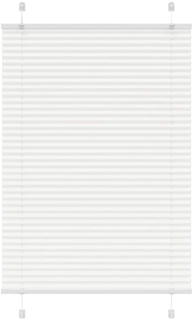 Πλισέ περσίδα Λευκό 85x100 cm Πλάτος υφάσματος 84,4 cm Λευκό 4015480