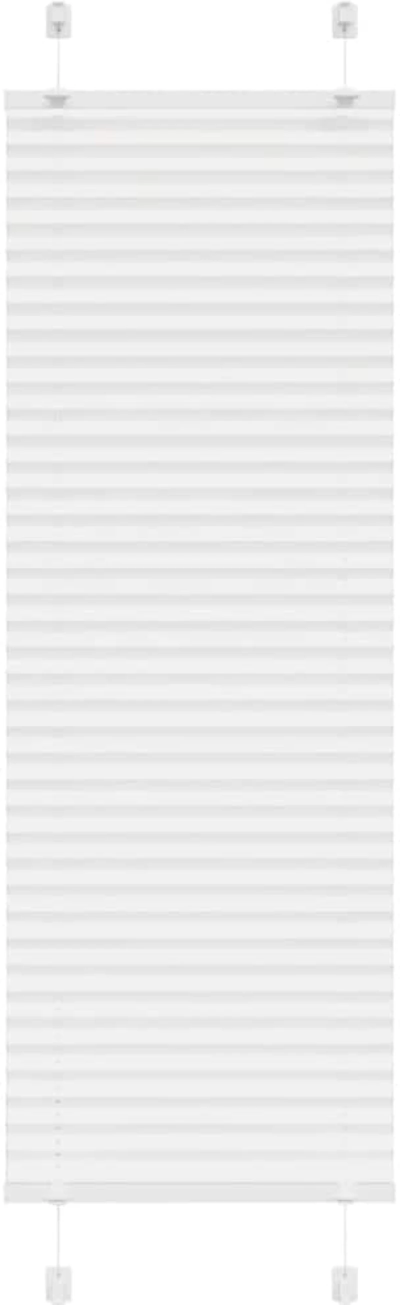 Πλισέ περσίδα Λευκό 50x100 cm Πλάτος υφάσματος 49,4 cm Λευκό 4015473