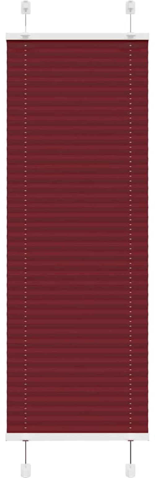 Πλισέ περσίδα Μπορντό κόκκινο 40x150 cm Πλάτος υφάσματος Μπορντό 4015233