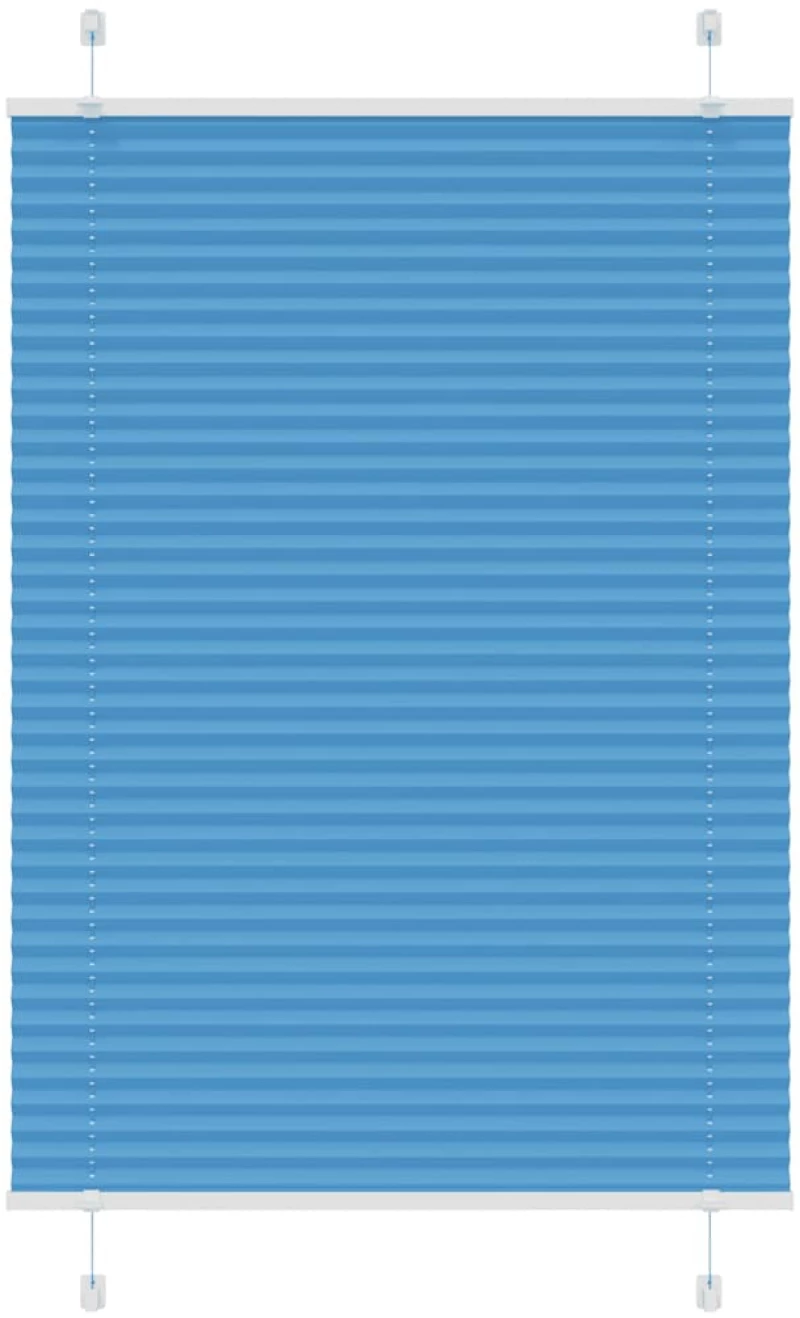 Πλισέ περσίδα Μπλε 100x150 cm Πλάτος υφάσματος 99,4 cm Μπλε 4015194