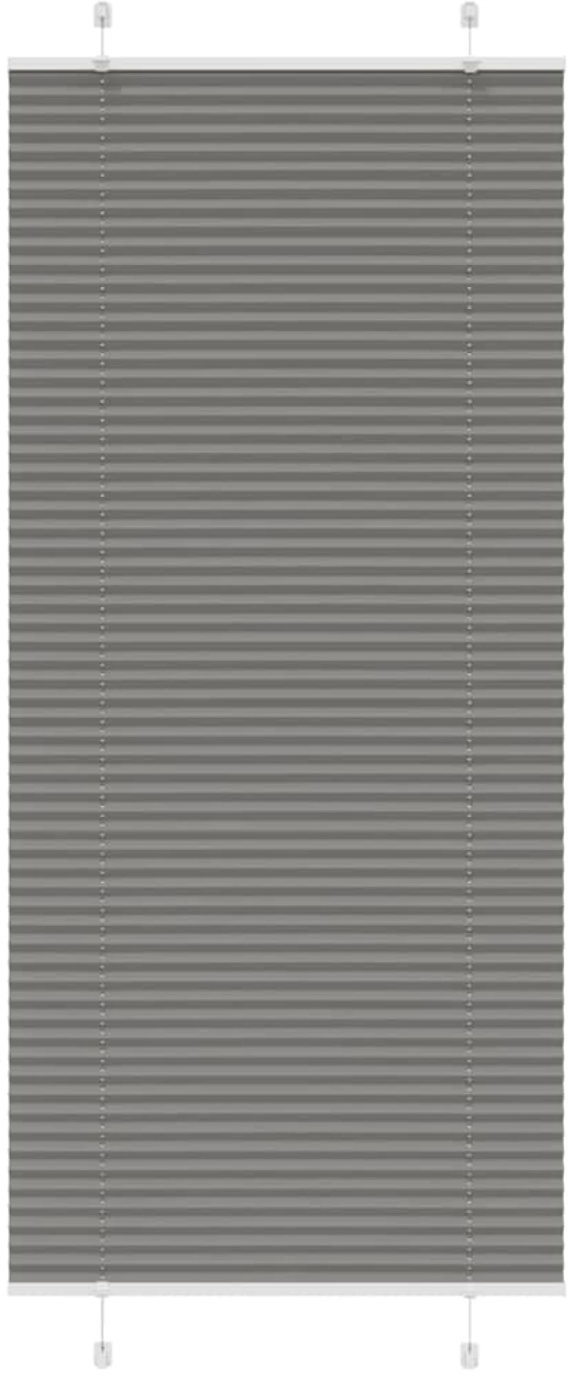 Πλισέ περσίδα Ανθρακί 90x200 cm Πλάτος υφάσματος 89,4 cm Ανθρακί 4015107