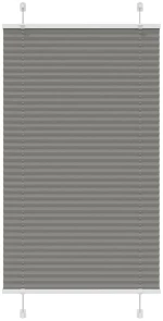 Πλισέ περσίδα Ανθρακί 75x150 cm Πλάτος υφάσματος 74,4 cm Ανθρακί 4015087