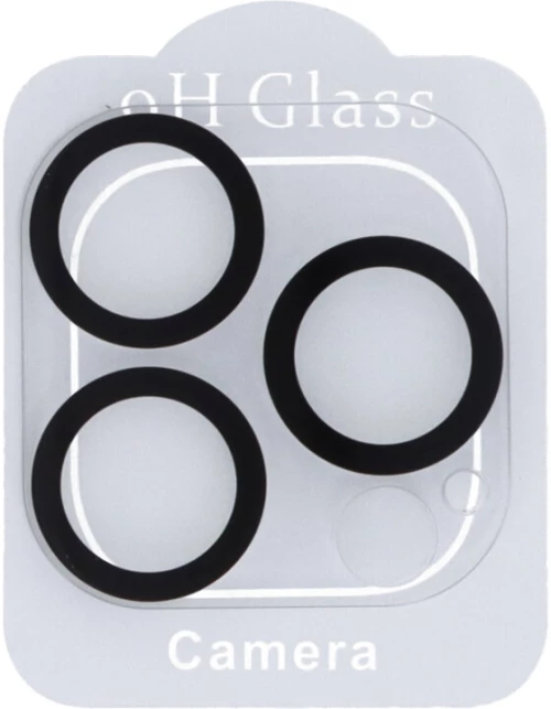 3D Silk Screen Rear Camera Tempered Glass Film for iPhone 13 Pro/13 Pro Max Black