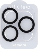 3D Silk Screen Rear Camera Tempered Glass Film for iPhone 13 Pro/13 Pro Max Black