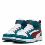 PUMA REBOUND V6 SNEAKERS MID AC_INF 396542 18 GOLD GREEN/INTENSE RED/WHITE