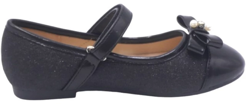 FENECIA FOR GIRLS BALLARINES 39085 BLACK GLITTER