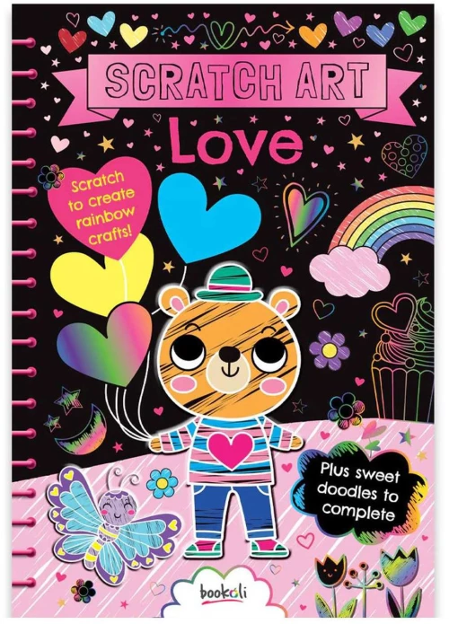 Scratch Art Sparkles: Love
