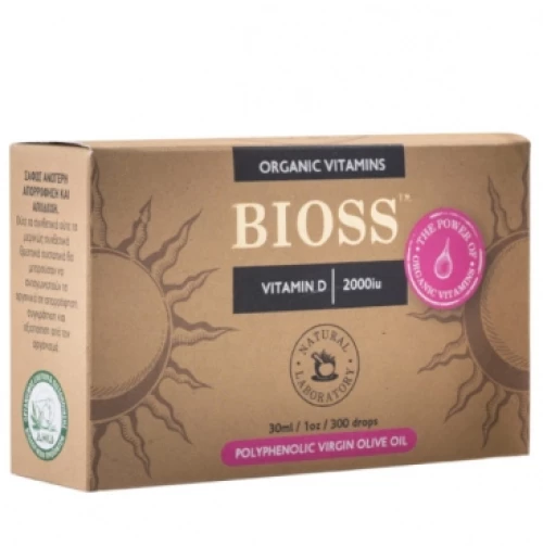 Vitamin D 2000IU, 30ml, Bio, Bioss Organic Vitamins 10974