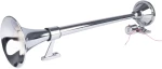 ΚΟΡΝΑ ΠΝΕΥΜΑΤΙΚΗ ΜΟΝΗ 12/24V 150dB ΜΗΚΟΣ:64 cm  ΧΡΩΜΙΟ ΑΜΙΟ - 1 ΤΕΜ. 04076/AM
