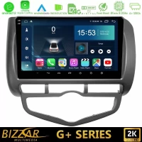 Bizzar G+ Series Honda Jazz 2002-2008 (Auto A/C) 8core Android12 6+128GB Navigation Multimedia Tablet 9" U-G-HD0893
