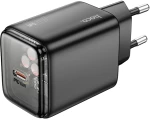 Φορτιστής Ταξιδίου Hoco N54 Monsoon USB-C 45W  Μαύρος
