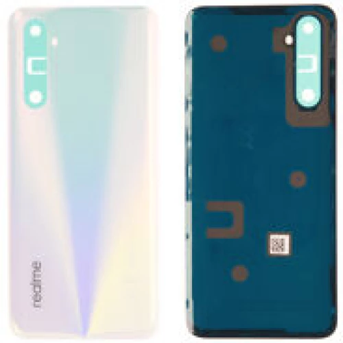 Realme (3200979) Back Cover - White, Realme 6