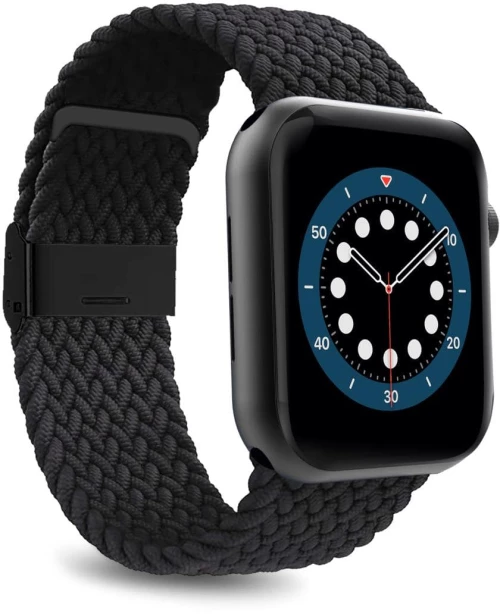 Puro Loop Nylon Strap for Apple Watch 42 / 44 / 45 / 49 mm - Black