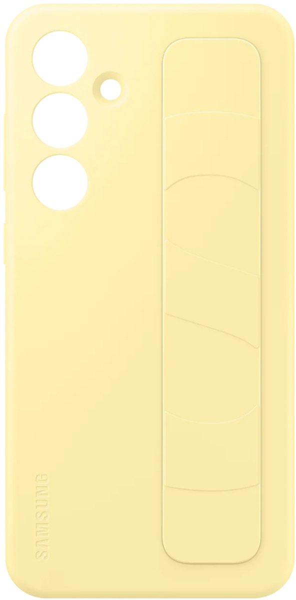 Samsung Standing Grip Case EF-GS721CYEGWW with holder / stand for Samsung Galaxy S24 FE - yellow