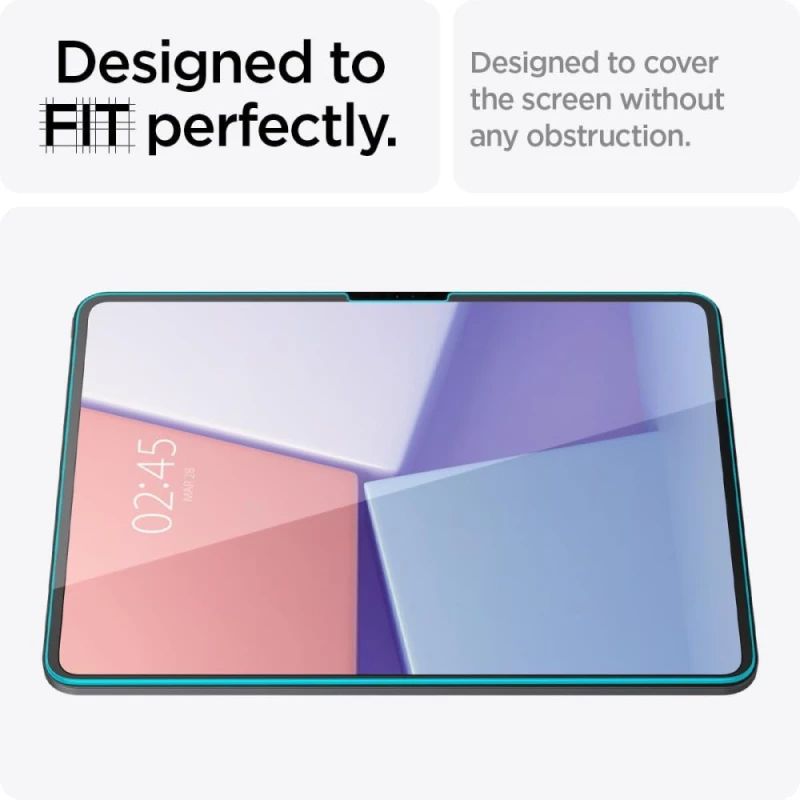 Spigen Glas.tR EZ Fit tempered glass for iPad Pro 13.7'' 2024