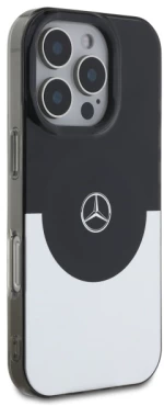 Mercedes MEHMP16X23HBIGK iPhone 16 Pro Max 6.9" black silver hardcase Doubel Layer BiColor MagSafe