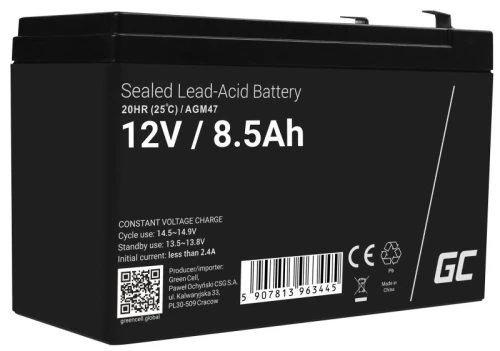 Green Cell AGM47 AGM/gel battery 12V 8.5AH