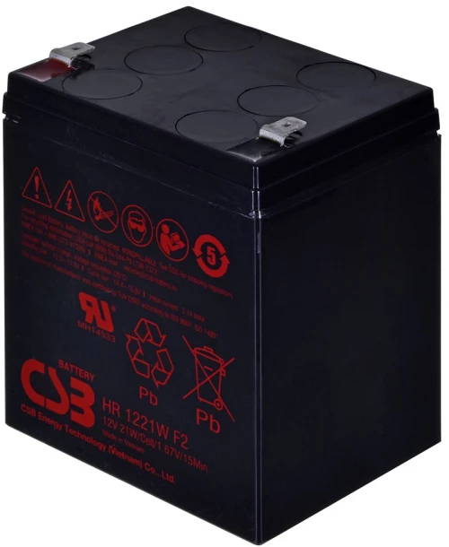 CSB HR1221WF2 12V 5.3Ah battery