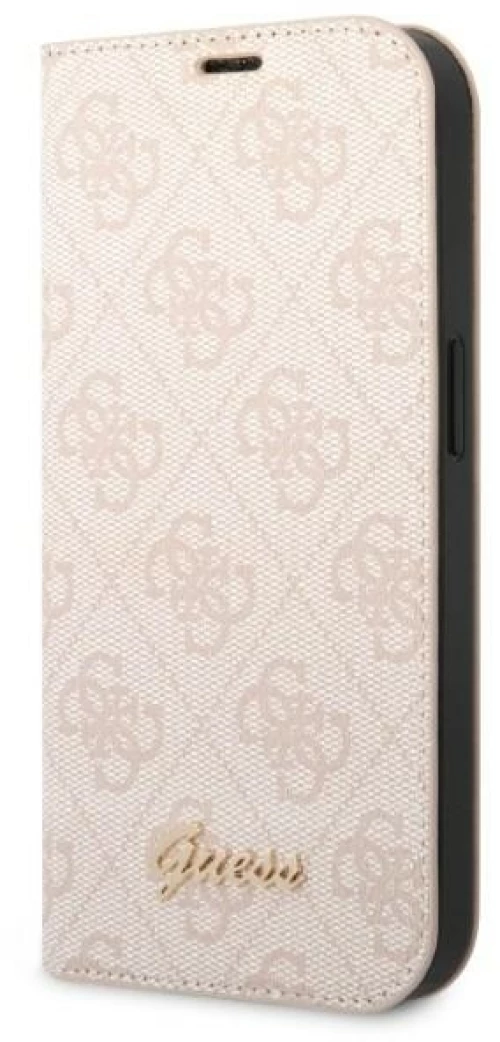 Guess GUBKP14XHG4SHP iPhone 14 Pro Max 6.7 "pink / pink book 4G Vintage Gold Logo