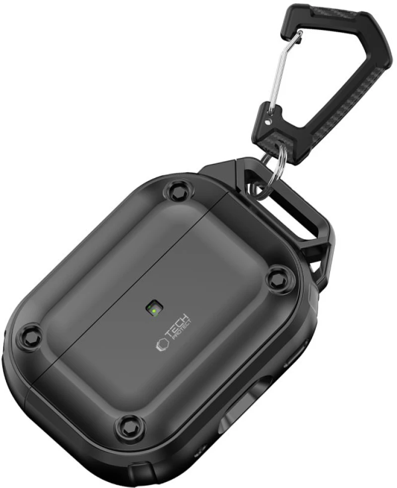 TECH-PROTECT ROUGH HOOK Apple AIRPODS PRO 1 / 2 BLACK