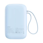 Baseus QPow 2 30W 10000mAh Power Bank with Built-in USB-C Cables - Blue