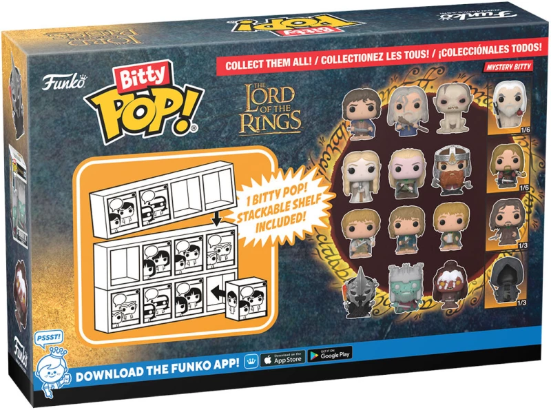 Blister 4 figures Bitty POP The Lord of the Rings Frodo