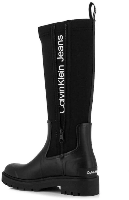 Calvin Klein YW0YW00838 Γυναικείες Γαλότσες Μαύρες