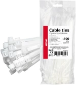ΔΕΜΑΤΙΚΑ/ΔΕΤΙΚΑ ΚΑΛΩΔΙΩΝ TIE WRAP (ΤΑΙΡΑΠ) 4.8 x 200mm (ΛΕΥΚΟ)  ΑΜΙΟ - 100 ΤΕΜ.