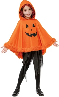 Παιδικό Πόντσο Κολοκύθα Halloween  Carnavalista 232541