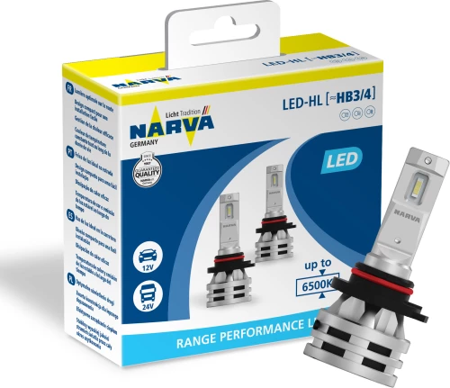 Narva Range Performance Led H4 6500K 12-24V 24W σετ 2τμχ 0180323000