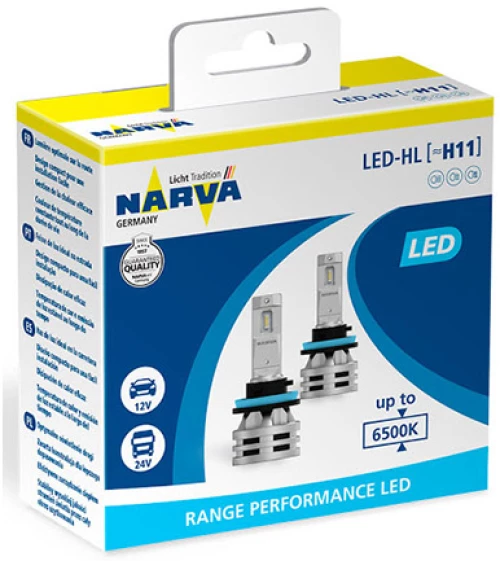 Narva H11 LED Range Performance 12/24V 24W Σετ 2 τμχ 18048