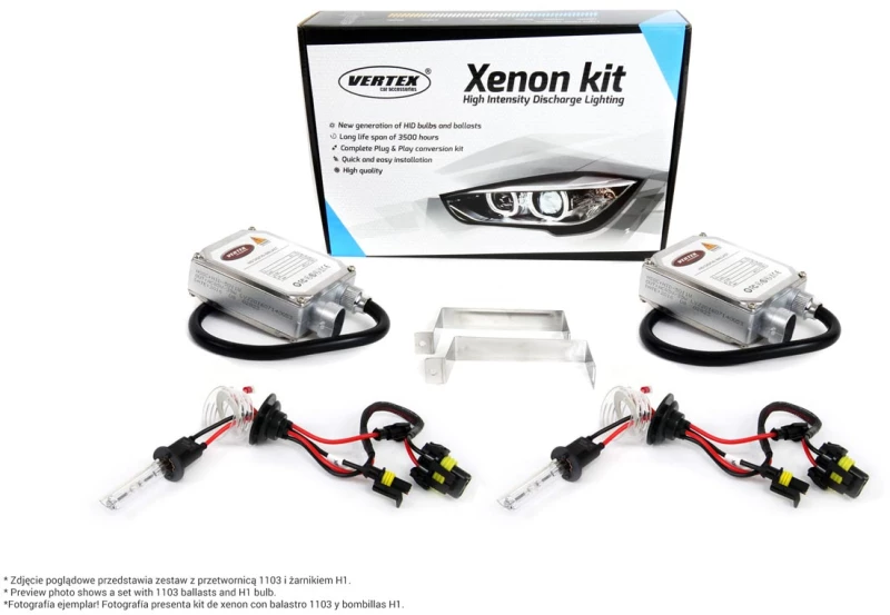 Φώτα Xenon H11/H8/H9 HQ Vertex 6000K 30052