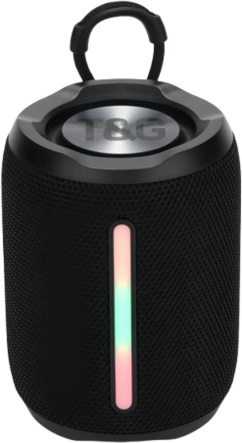 T&G TG679 Bluetooth Speaker Με RGB Stripe Μαύρο