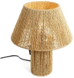 Φωτιστικό επιτραπέζιο, rattan Υ30xØ35εκ.