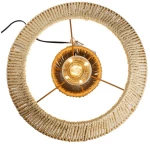 Φωτιστικό επιτραπέζιο, rattan Υ30xØ35εκ.