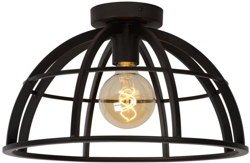 Φωτιστικό Οροφής Lucide DIKRA 1xE27 - Black - 76164/40/30