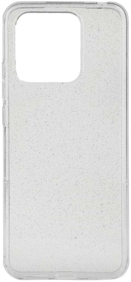 TechWave Clear Glitter case for Xiaomi Redmi 10C transparent / silver