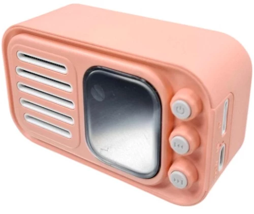 Ασύρματο ηχείο Bluetooth με οθόνη - WS-501 - 811788 - Pink