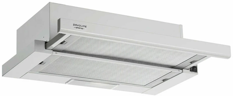 Davoline Spot Q Eco Gr-Ix 060 Συρόμενος Απορροφητήρας 60cm Inox