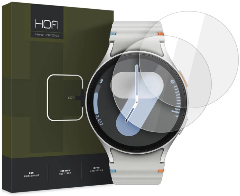 Hofi Glass Pro+ 2-Pack Tempered Glass Samsung Galaxy Watch 4 / 5 / 6 / 7 (44 mm) Clear