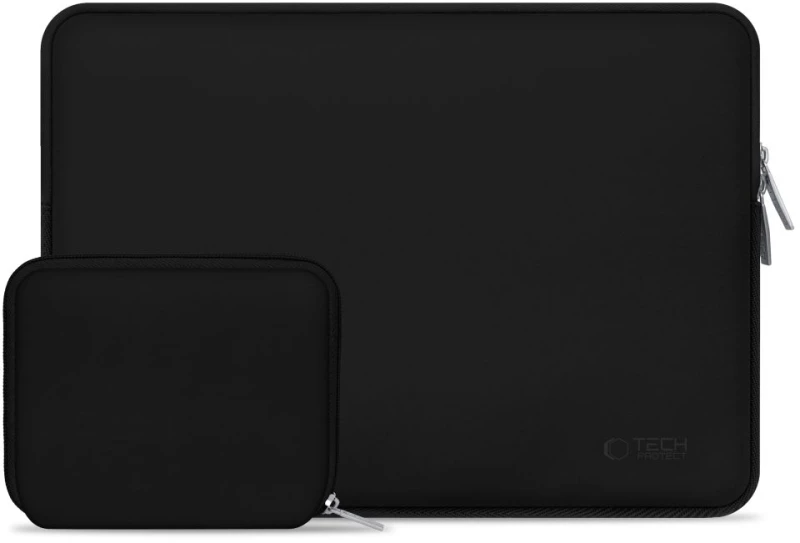 Tech-Protect Θήκη Neoslim MacBook / Laptop 13-14 & Τσαντάκι Laptop 13-14 Black