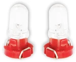 ΛΑΜΠΑΚΙΑ LED T3 12V LED 6.000K ΚΟΚΚΙΝΟ ΦΩΣ 8mm DGA - 2ΤΕΜ.