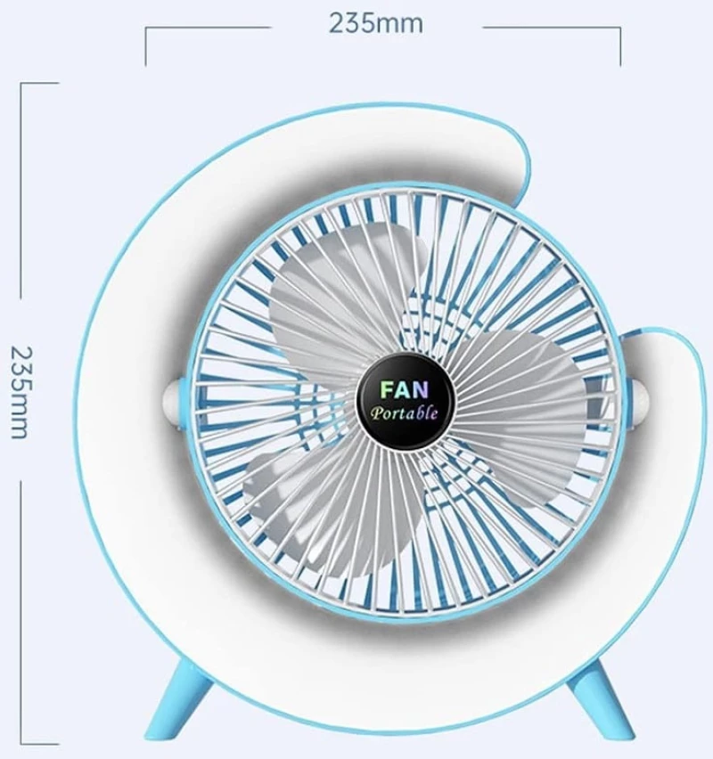 Ανεμιστήρας με Φωτιστικό LED G-Rotate (Blue)