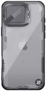 NILLKIN θήκη Iceblade Prop για iPhone 16 Pro Max, διάφανη-μαύρη