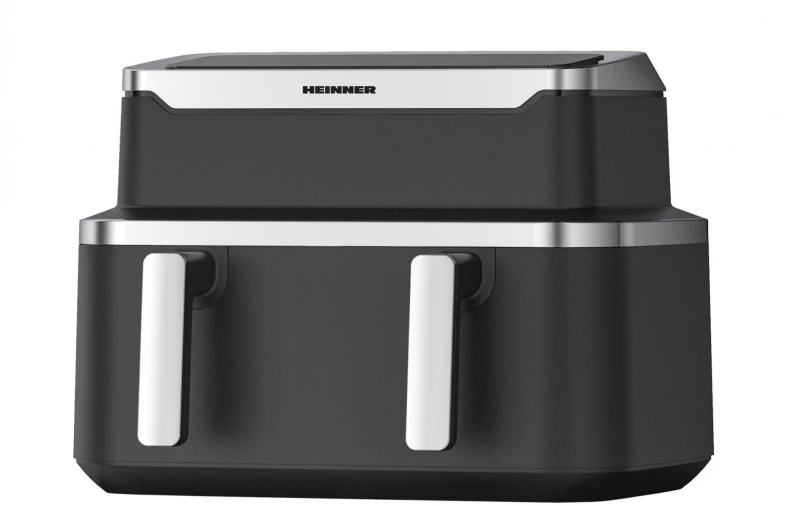 Heinner HAF-DDB9BK26 Air Fryer με Διπλό Αποσπώμενο Κάδο 9lt Μαύρο
