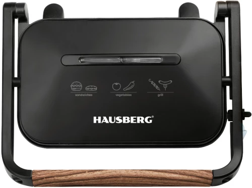 Hausberg HB-0632 Τοστιέρα - Γκριλιέρα 1300W Μαύρη