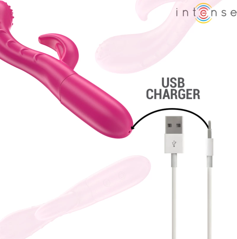 INTENSE - AMARA VIBRATOR WITH STIMULATING TONGUE 10 VIBRATIONS - ( Κωδικός Προϊόντος : D-242071 )