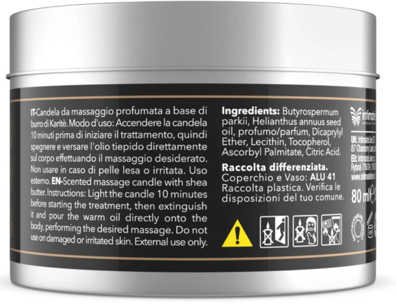 INTIMATELINE LUXURIA - CHOCOLATE MASSAGE CANDLE - ( Κωδικός Προϊόντος : D-242264 )