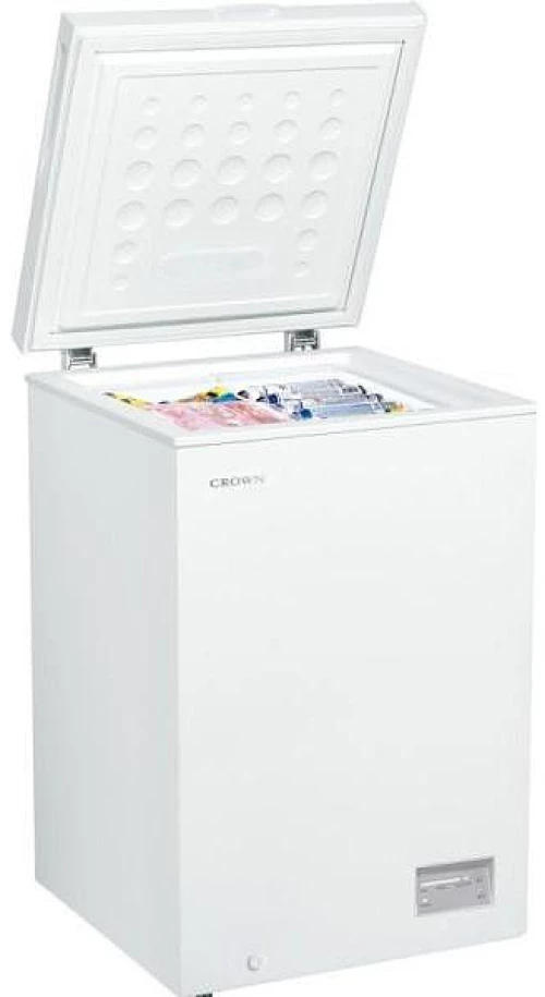 Crown CHF100WE Καταψύκτης Μπαούλο 98lt Υ85xΠ55xΒ55cm, Λευκός, E